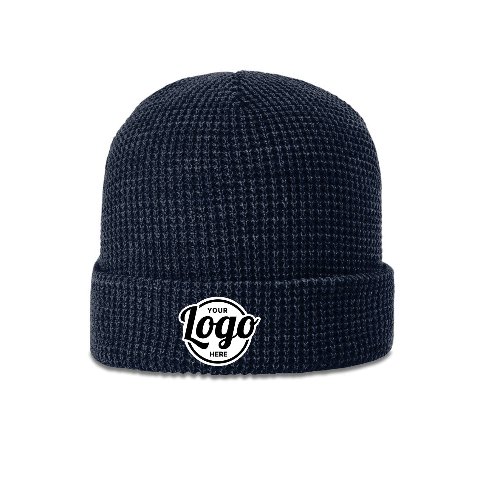 Custom Patch Richardson 146 Waffle Knit Beanie with Cuff – Star