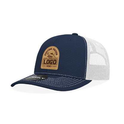 Custom Patch Decky 6031 - 6 Panel Mid Profile Structured Contra-Stitch Trucker Hat (Colors 2 of 2)