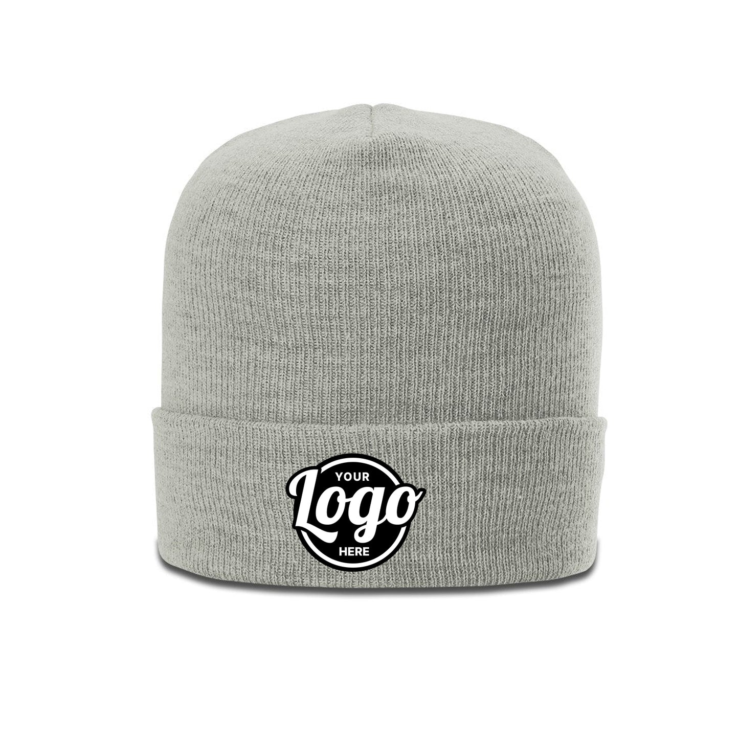 Custom Embroidered Richardson 137 Heathered Beanie with Cuff