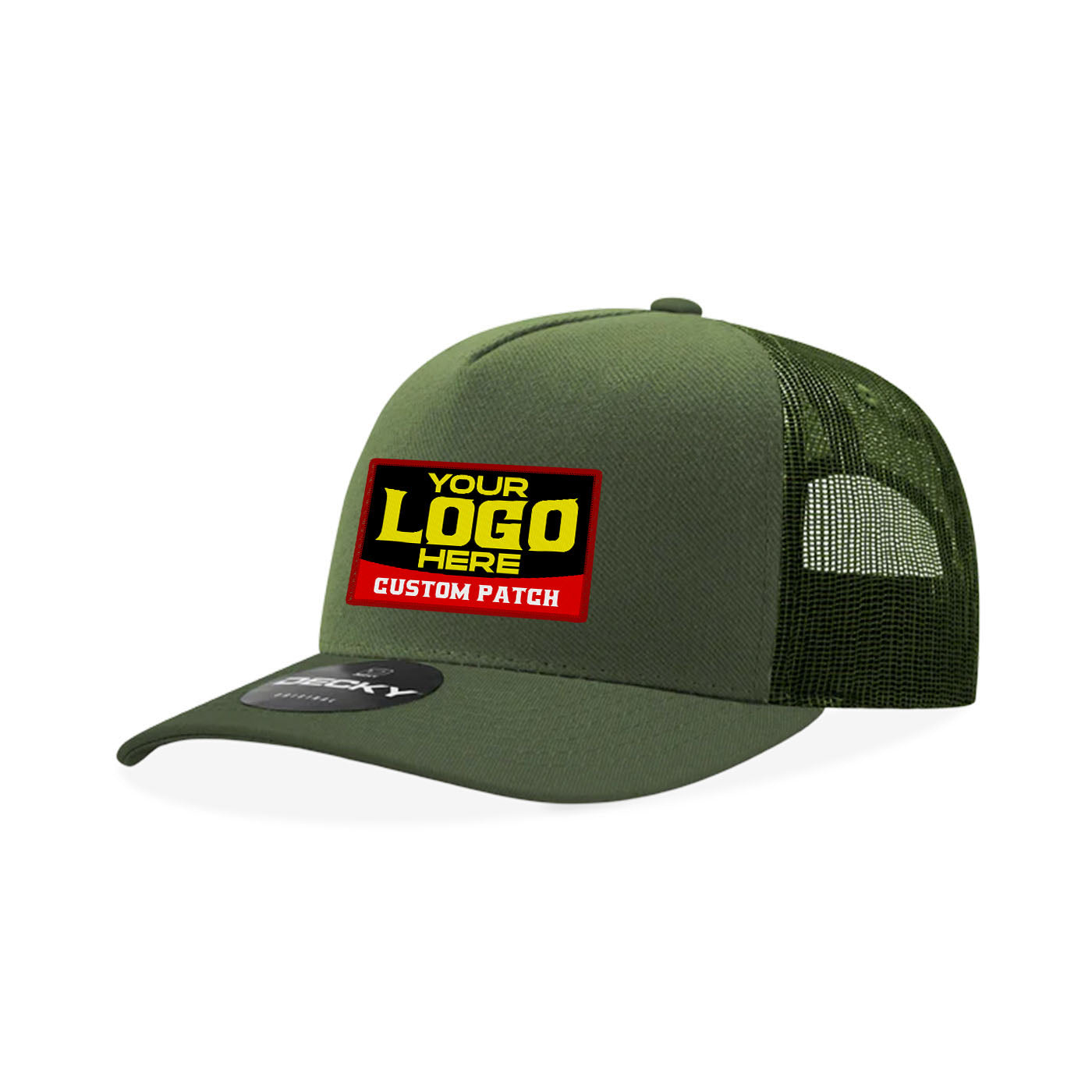 Custom Patch Decky 6030 - Classic, 5-Panel Retro Trucker Cap