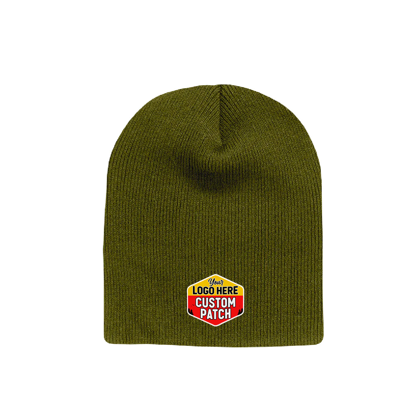 Custom Patch Decky 614 - Acrylic Short Beanie, Knit Cap - 614