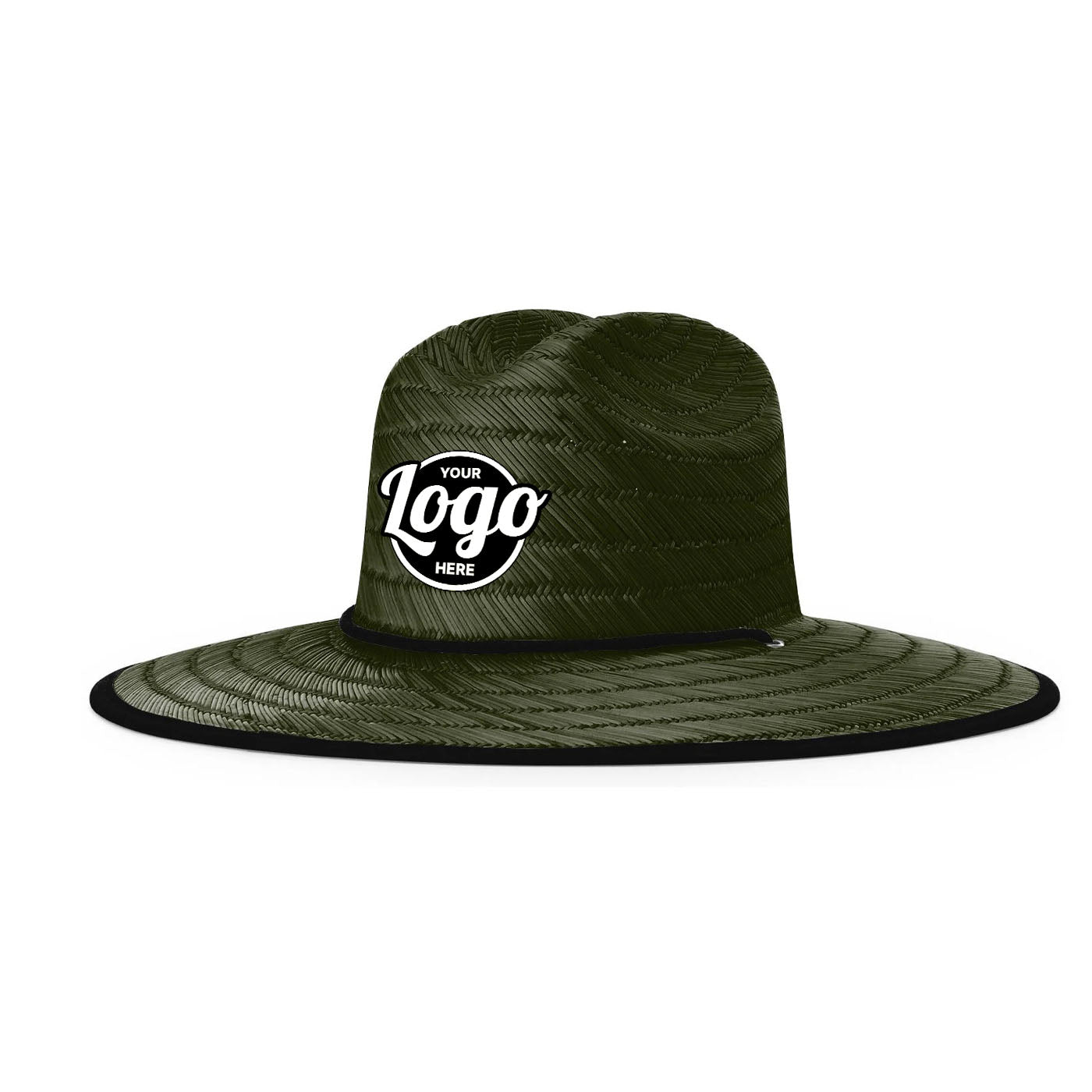 帽子 Radiall west coast tam Custom Embroidered Patch Richardson 828 Lined Waterman Straw