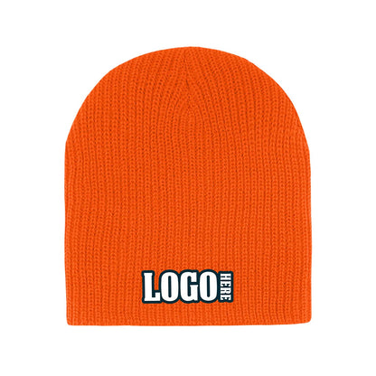 Custom Embroidered Decky 608 - GI Cuffless Watch Cap, Knit Beanie