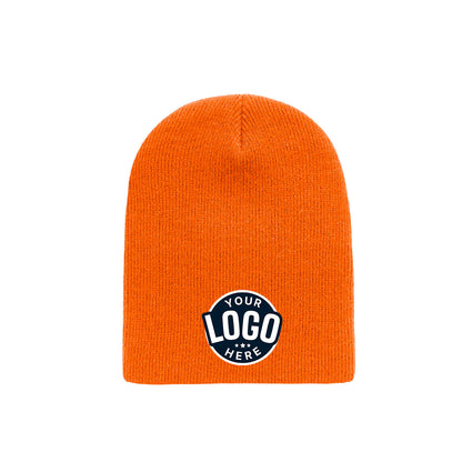 Custom Embroidered Decky 614 - Acrylic Short Beanie, Knit Cap - 614