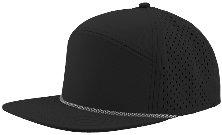 Zapped Headwear Osprey R+ 7 Panel Perforated Rope Cap