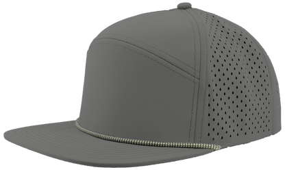 Zapped Headwear Osprey R+ 7 Panel Perforated Rope Cap