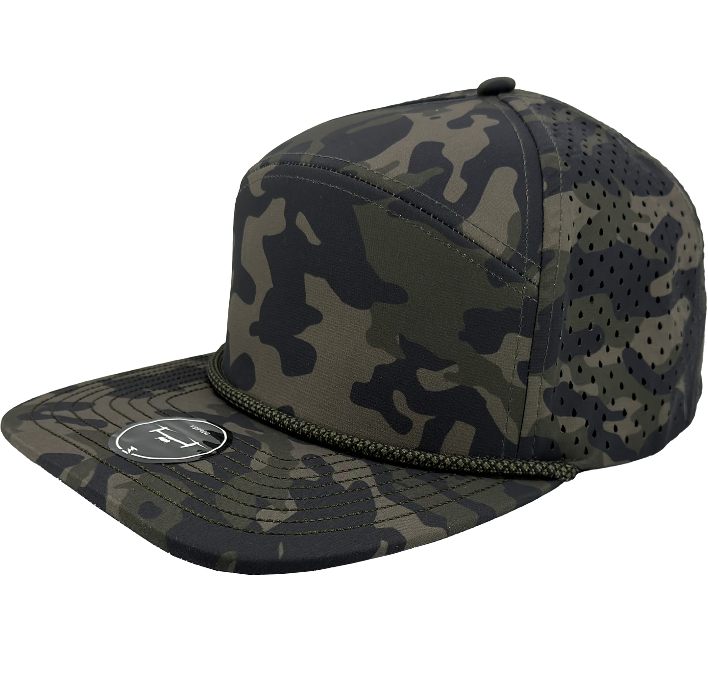 Zapped Headwear Osprey R+ 7 Panel Perforated Rope Cap