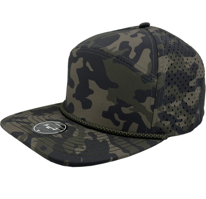 Zapped Headwear Osprey R+ 7 Panel Perforated Rope Cap