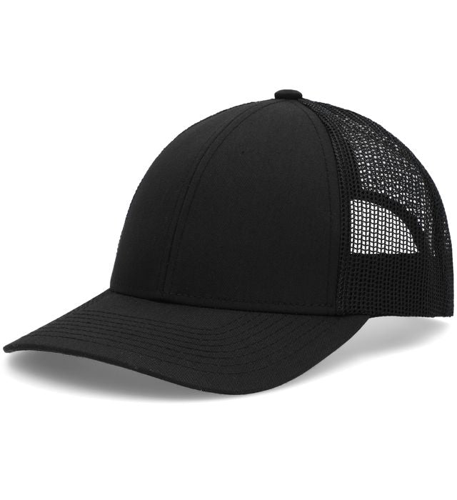 Custom Embroidered Pacific Headwear P114 Low-Pro Trucker Cap - Flat Embroidery