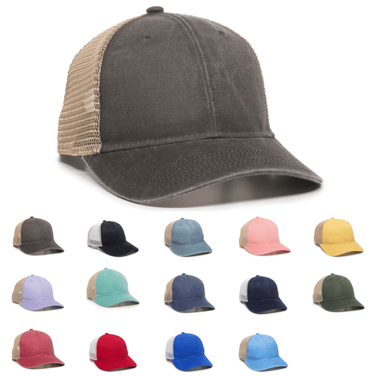 Outdoor Cap PNY-100M Ladies Fit Ponytail Mesh Back Hat