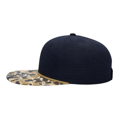 Blank Rope Hats Camo 5-Panel Snapback