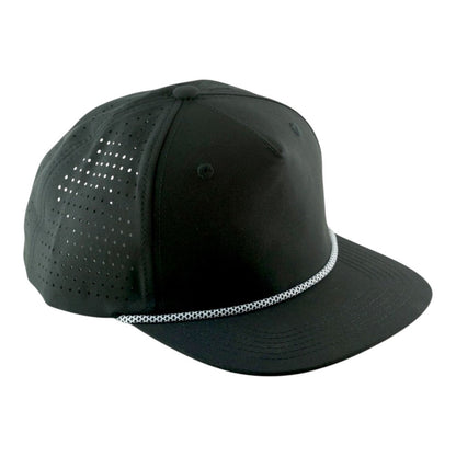 Blank Rope Hats Perforated Unstructured Cap