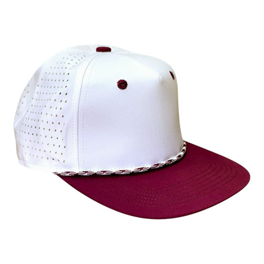 Blank Rope Hats Perforated Unstructured Cap