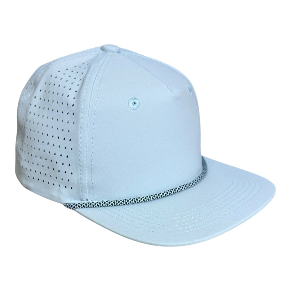 Blank Rope Hats Perforated Unstructured Cap