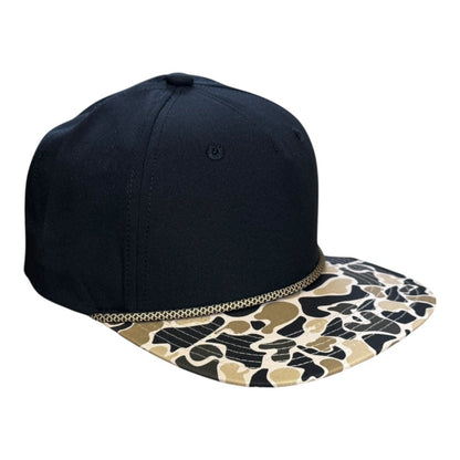 Blank Rope Hats Perforated Structured Cap