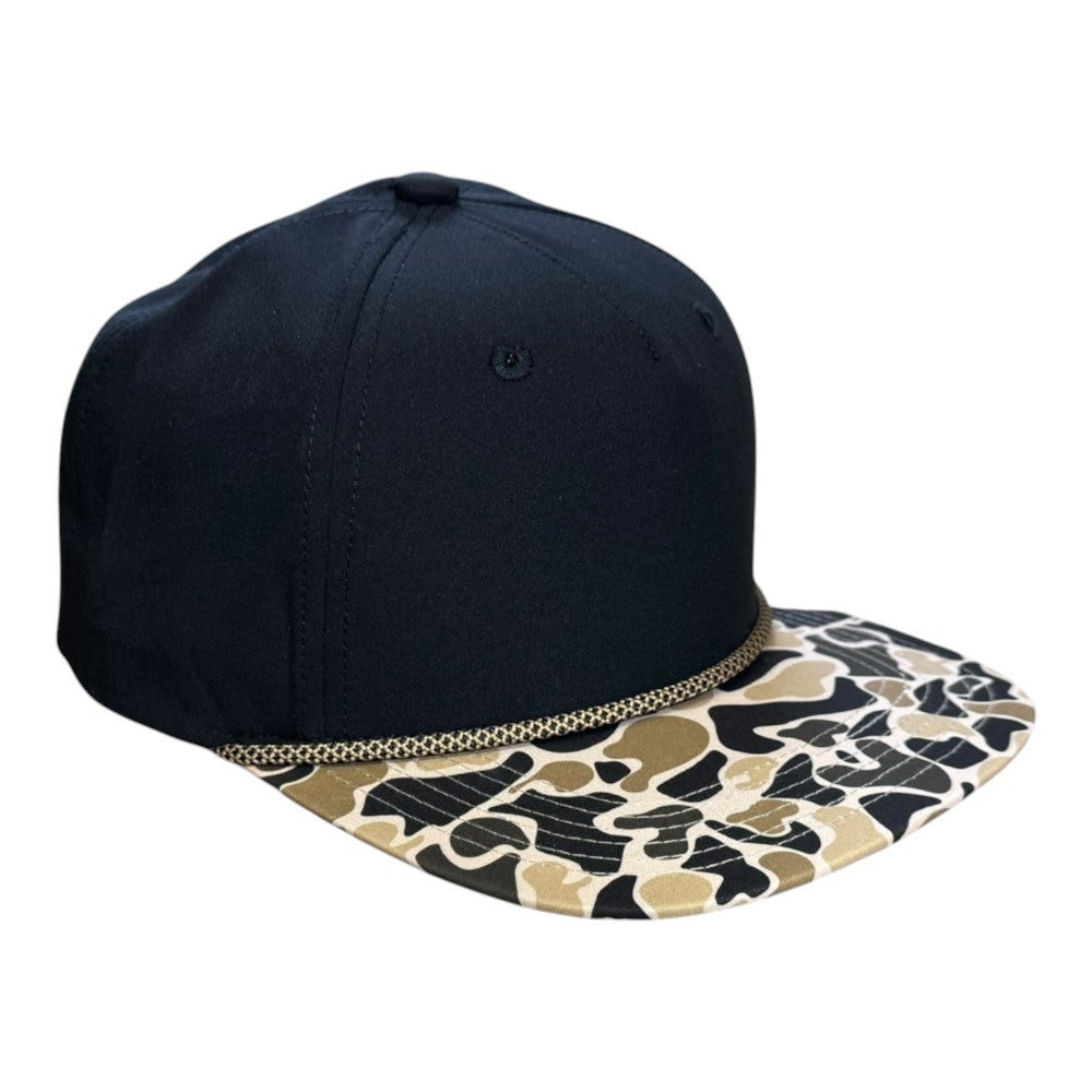 Blank Rope Hats Perforated Unstructured Cap