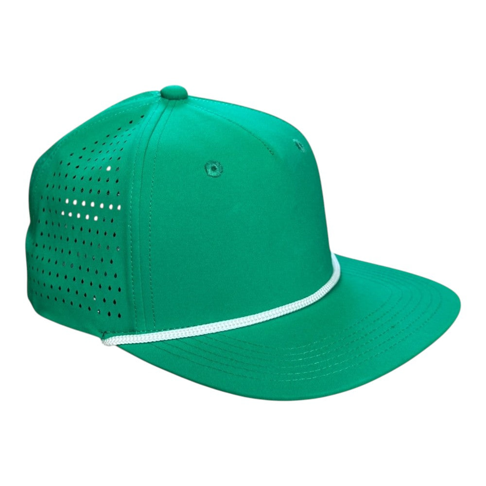 Blank Rope Hats Perforated Unstructured Cap