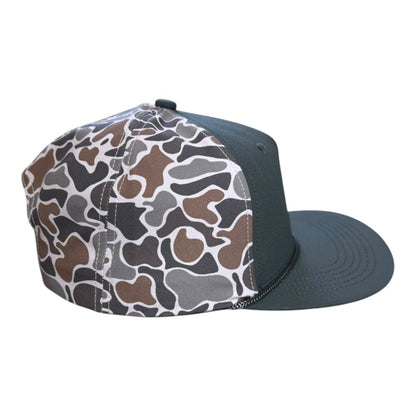 Blank Rope Hats Perforated Structured Cap