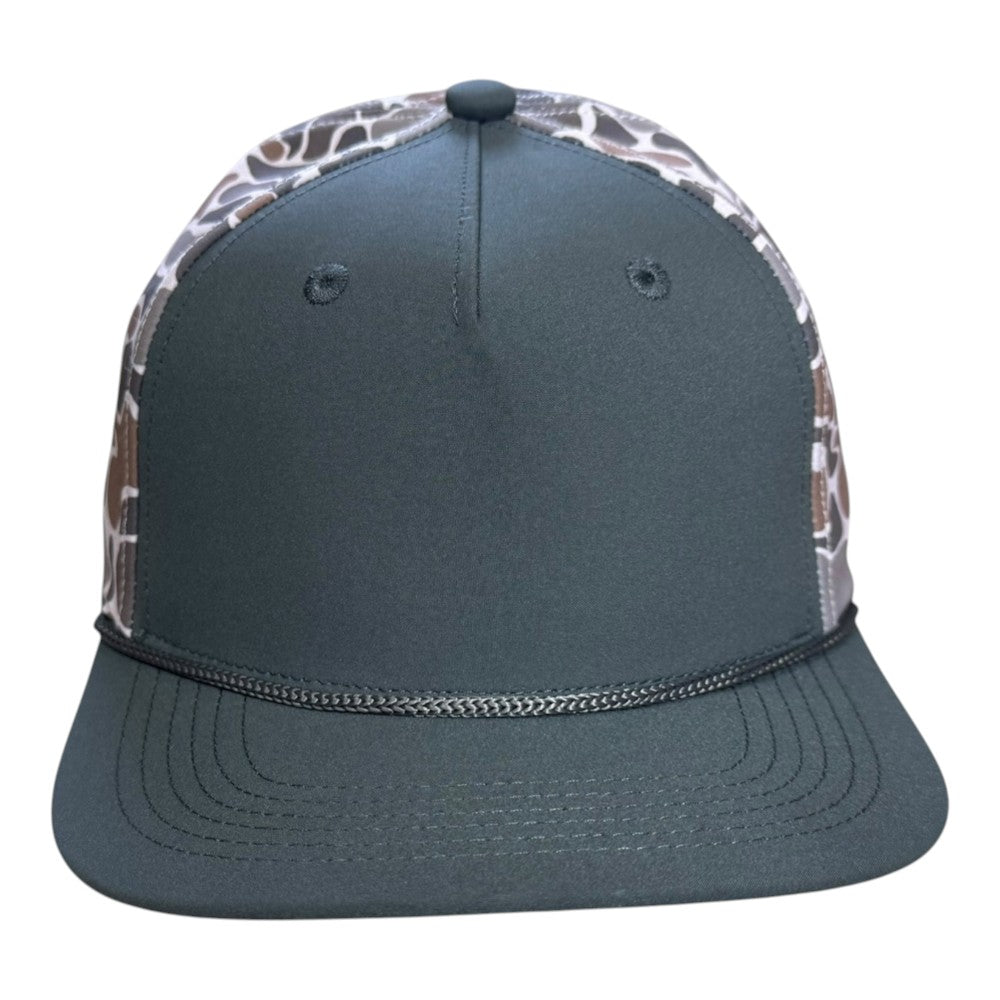 Blank Rope Hats Perforated Unstructured Cap