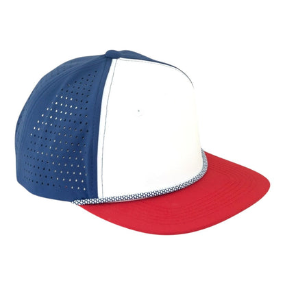 Blank Rope Hats Perforated Unstructured Cap