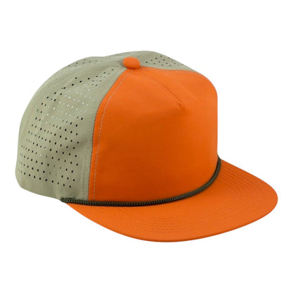 Blank Rope Hats Perforated Structured Cap