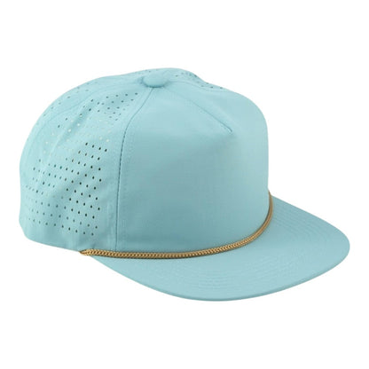 Blank Rope Hats Perforated Unstructured Cap