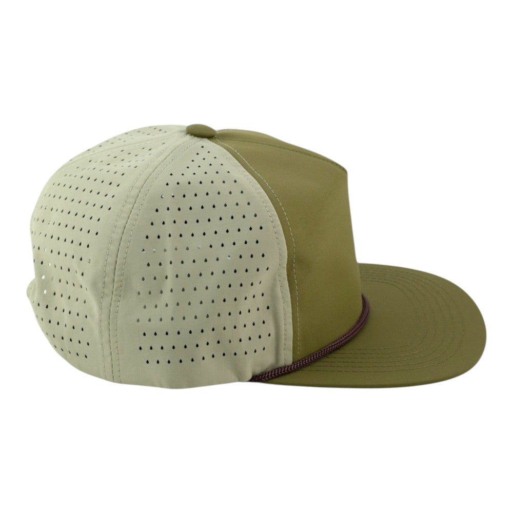 Blank Rope Hats Perforated Unstructured Cap