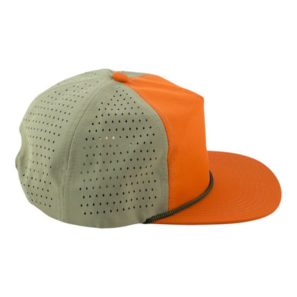 Blank Rope Hats Perforated Unstructured Cap