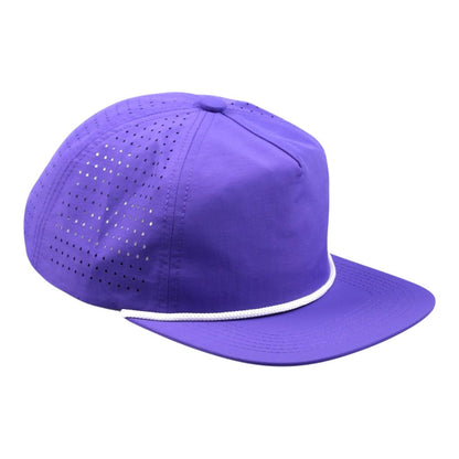 Blank Rope Hats Perforated Structured Cap