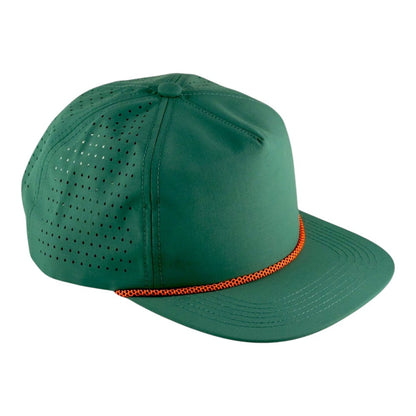 Blank Rope Hats Perforated Unstructured Cap