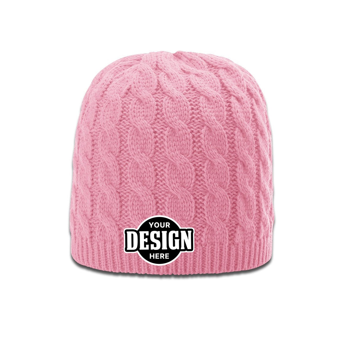 Custom Patch Richardson 138 Cable Knit Beanie