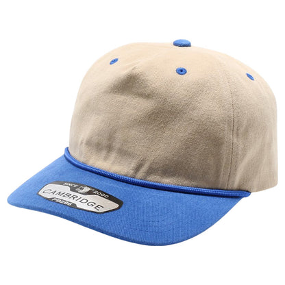 Pit Bull PB286 Five Panel Khaki Two-Tone Rope Unstructured Hat