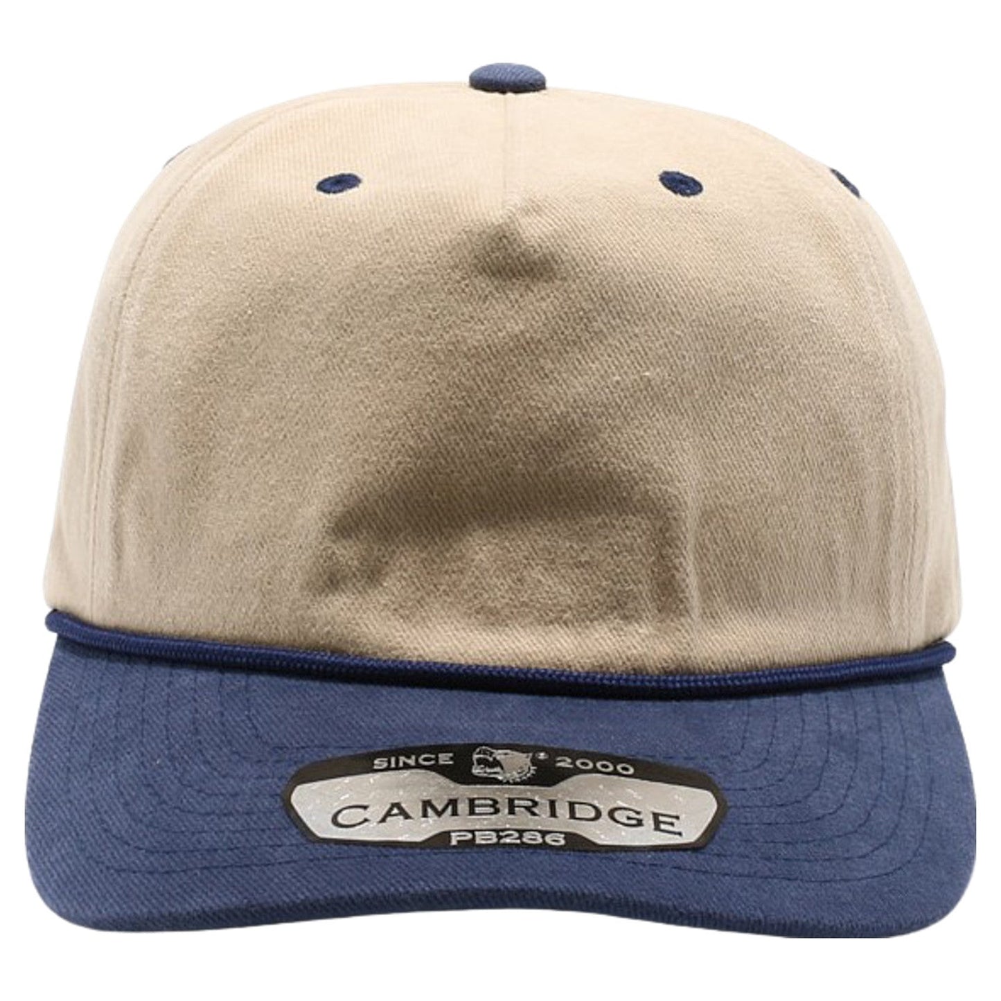 Pit Bull PB286 Five Panel Khaki Two-Tone Rope Unstructured Hat