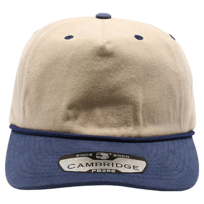 Pit Bull PB286 Five Panel Khaki Two-Tone Rope Unstructured Hat