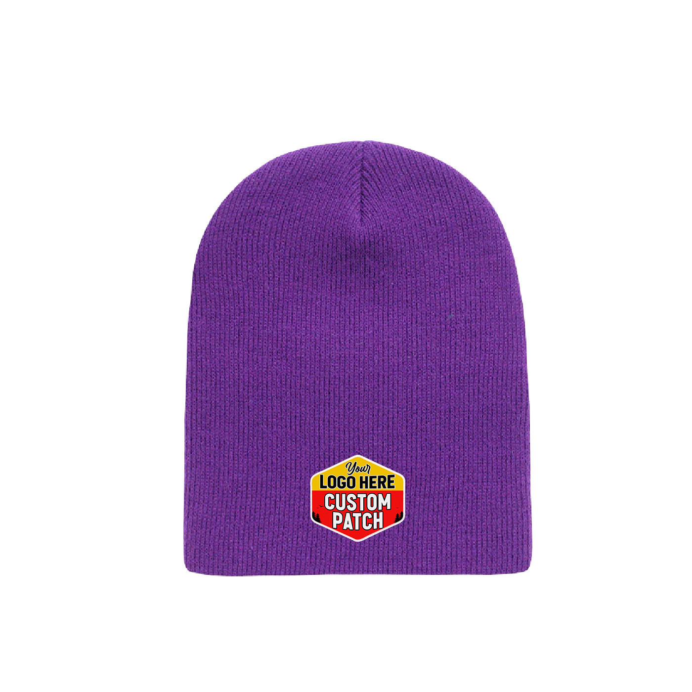 Custom Patch Decky 614 - Acrylic Short Beanie, Knit Cap - 614