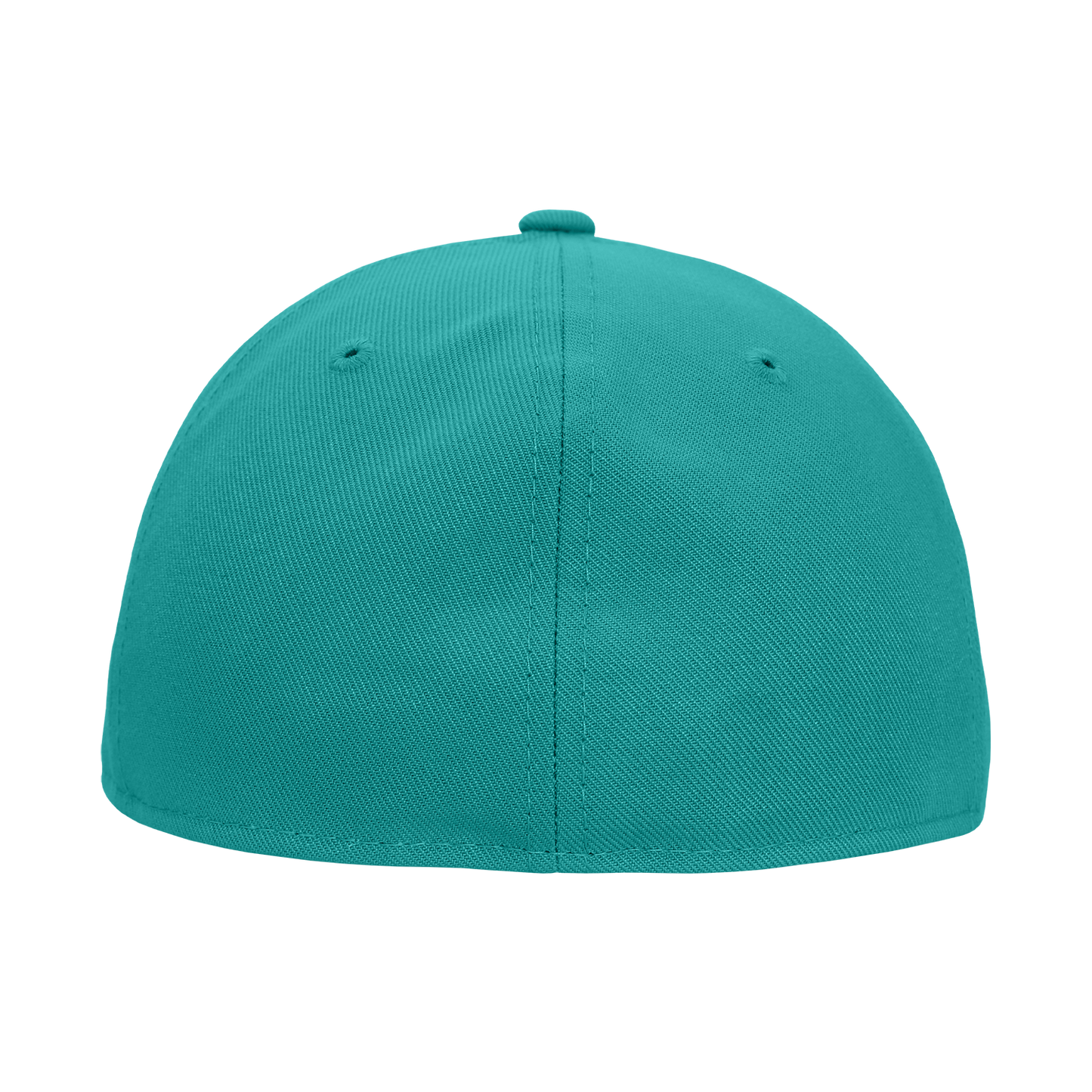 Decky RP1 Fitted Flat Bill Hat, Retro Fitted Cap (Sizes: 7 3/8 - 7 3/4)