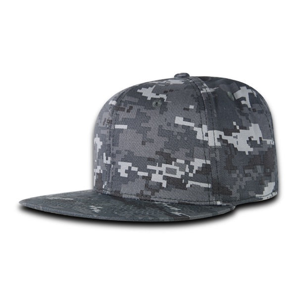 Decky RP1 Digital Camo Retro Fitted Cap Flat Bill Hat Camouflage