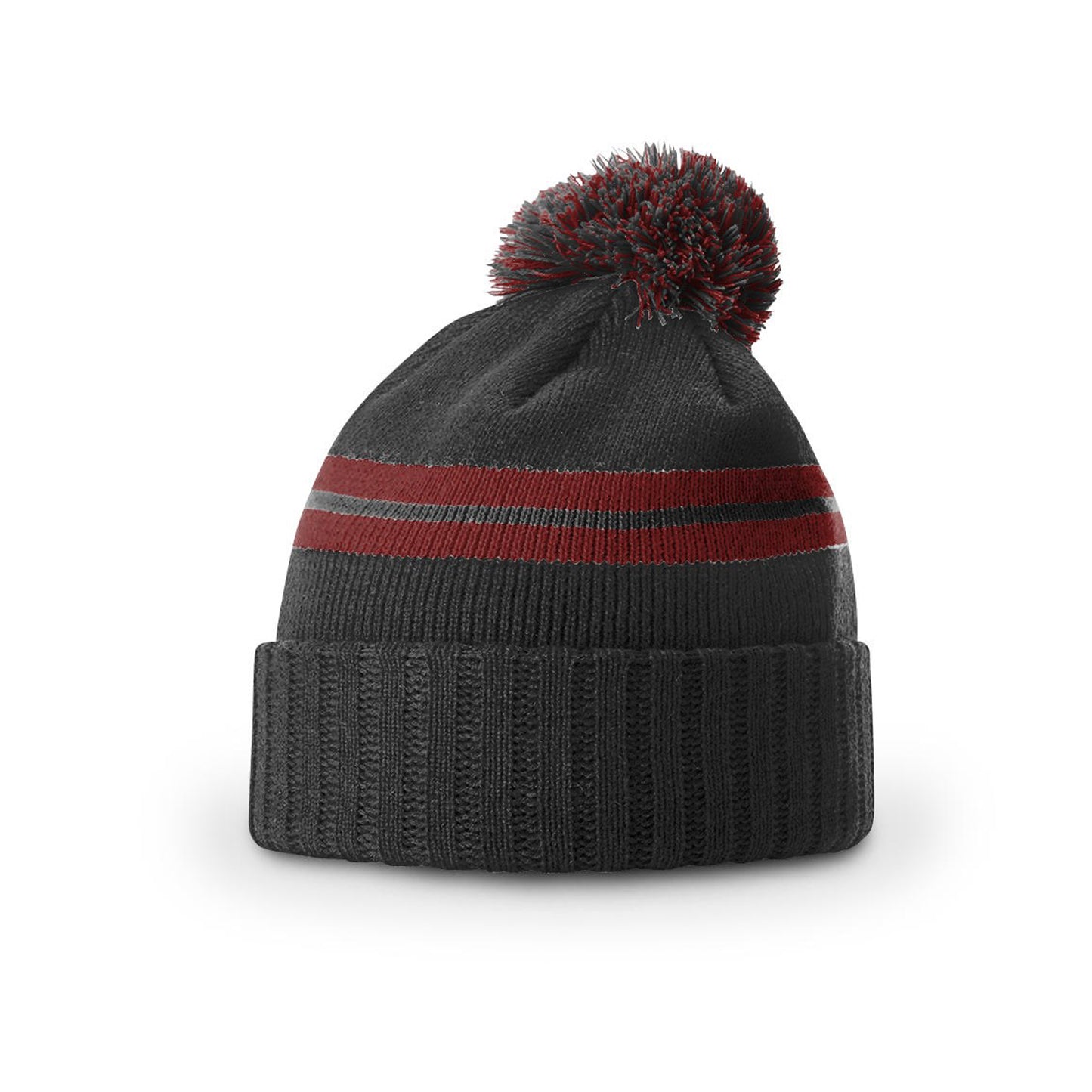 Richardson 135 Short Pom Knit Beanie - Blank