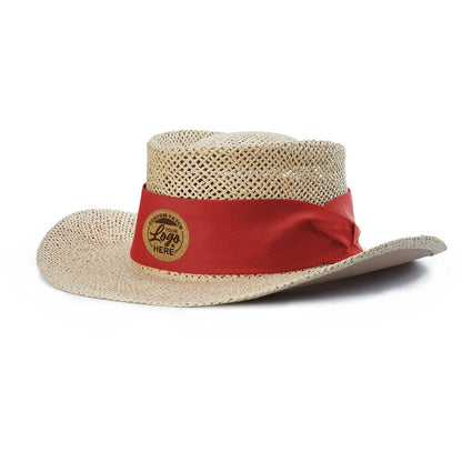 Custom Patch Richardson 824 Classic Gambler Hat, Straw Hat