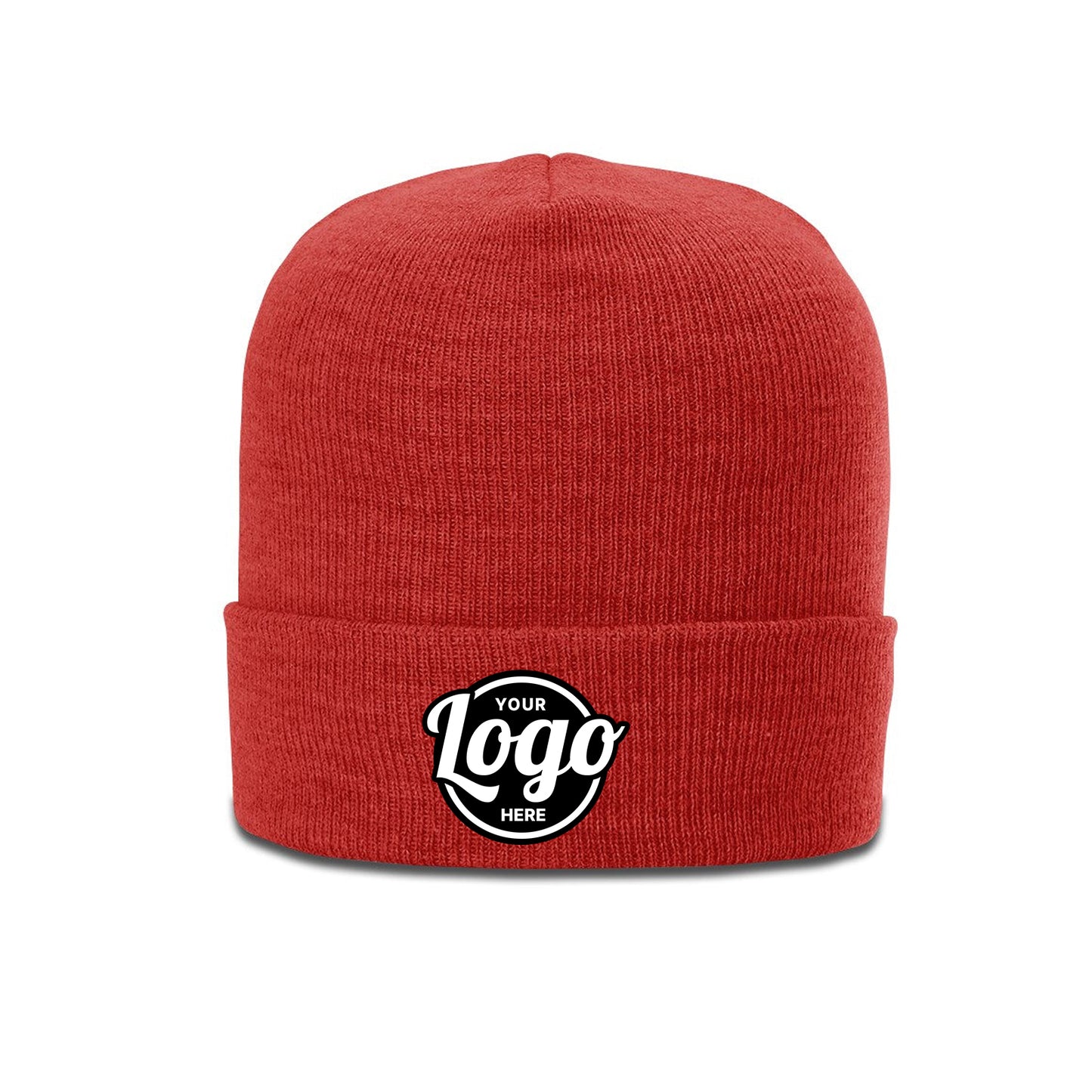 Custom Embroidered Richardson 137 Heathered Beanie with Cuff