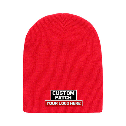 Custom Patch Decky 187 - Acrylic Short Beanie, Knit Cap - 187