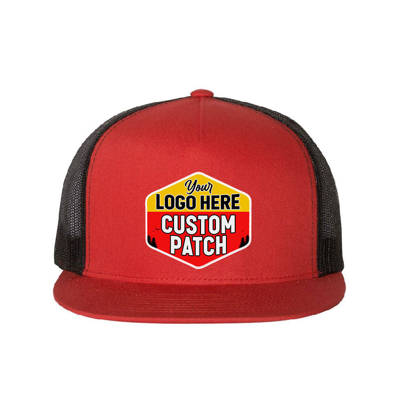 Custom Patch YP Classics, Yupoong 6006 Flat Bill Trucker Cap