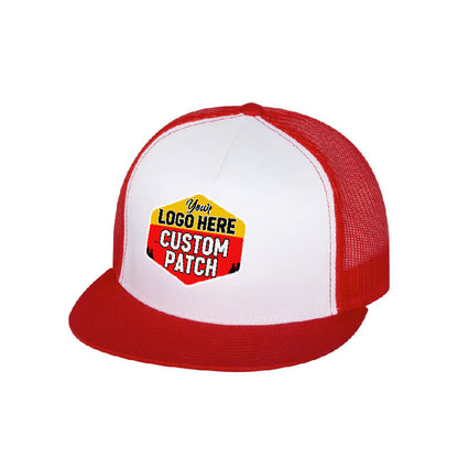 Custom Patch YP Classics, Yupoong 6006 Flat Bill Trucker Cap