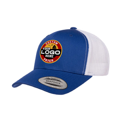 Custom Patch Yupoong 6606T Retro Trucker Hat, Mesh Back, 2-Tone Colors, YP Classics