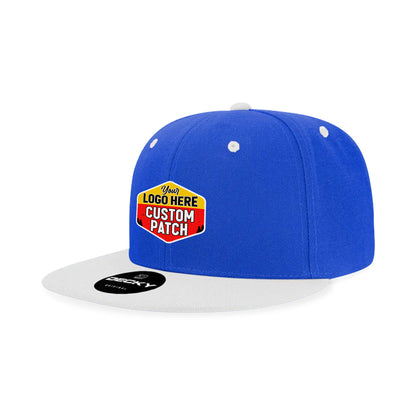 Custom Patch Decky 6020 High Profile 6 Panel Snapback, Flat Bill Hat