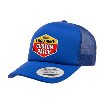 Custom Patch Yupoong 6320 Curved Trucker Foam Hat