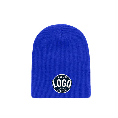 Custom Embroidered Decky 614 - Acrylic Short Beanie, Knit Cap - 614