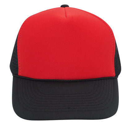 Nissun Cap SCC 5 Panel Foam Trucker Hat Split Colors