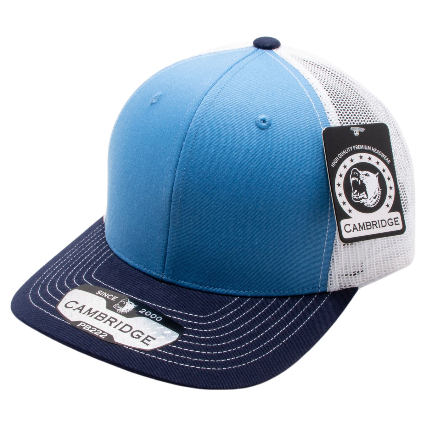 Pit Bull Cambridge PB222T Tri-Color Trucker Hat PB222
