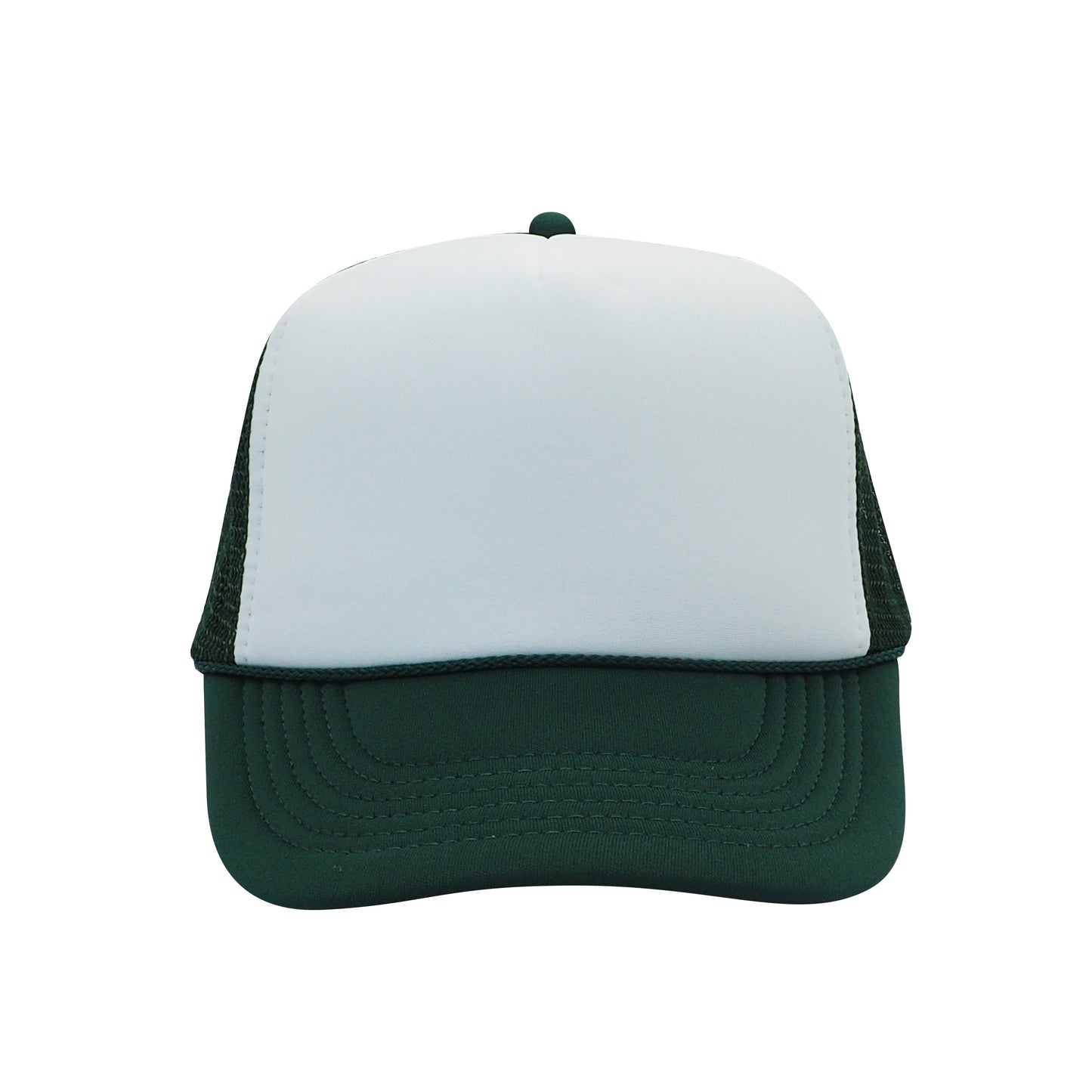 Nissun Classic Trucker Baseball Hats Caps Foam Mesh Blank Solid Two Tone Snapback - Blank